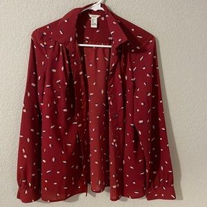 I Love H81 button up blouse, size medium, great condition